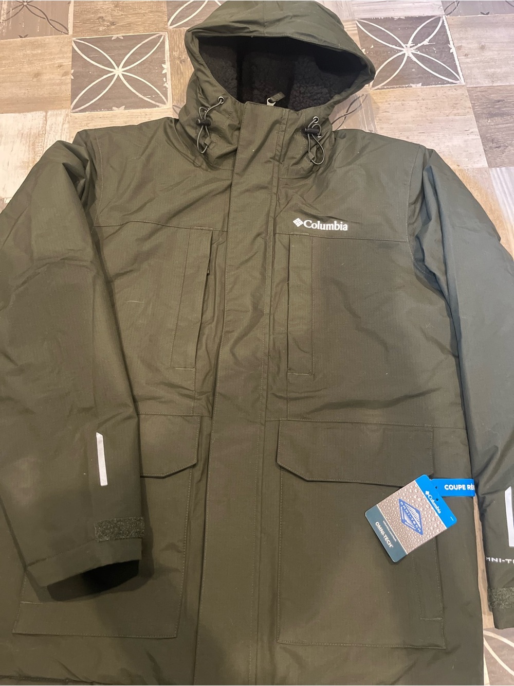 Columbia Landroamer Sherpa Lined Waterproof Jacket Men’s SZ. Small New With Tags - Picture 5 of 12